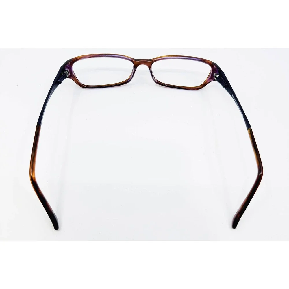Scott Harris 228 02 Eyeglasses Women Brown Blue Tortoise Rectangular 50-16-135